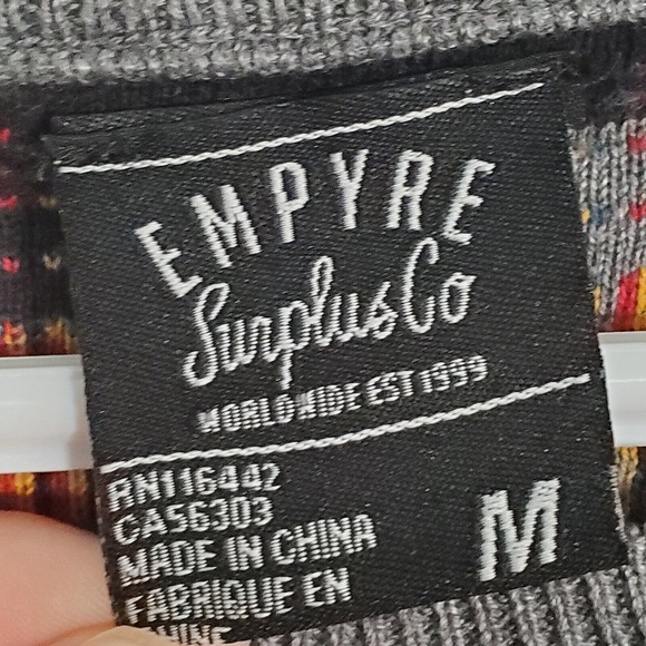 Empyre Mens Aztec Knit Pullover‎ Sweater Multicolor Size M Streetwear Outdoors - Picture 3 of 11